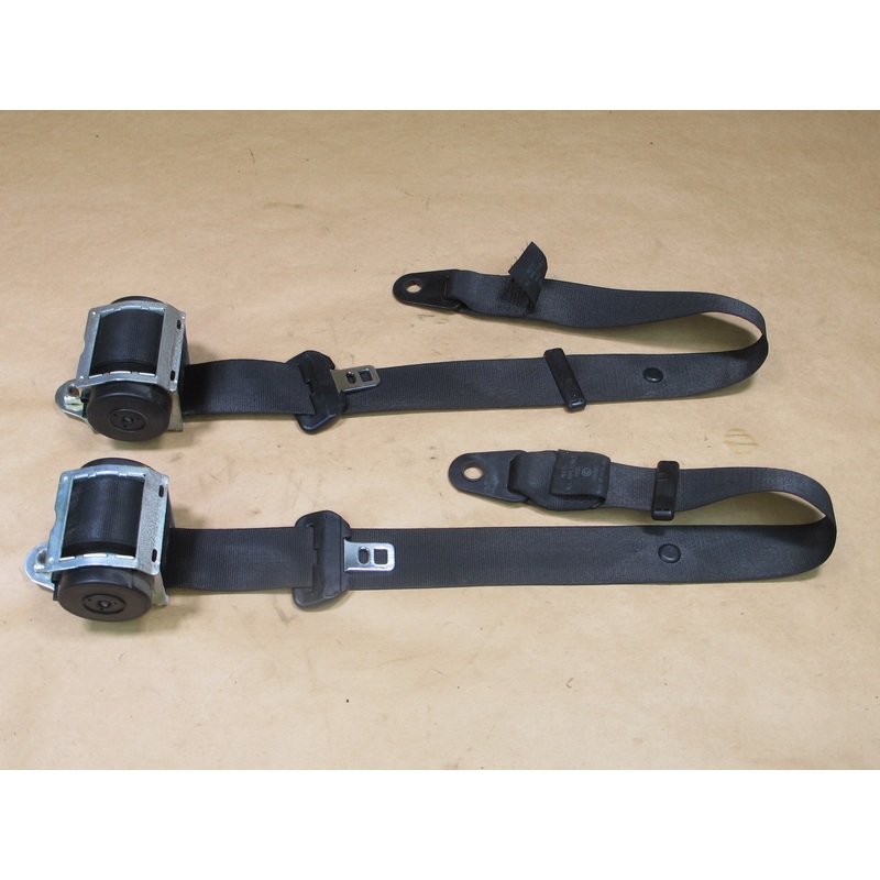 05-08 MINI COOPER R52 FRONT LEFT & RIGHT SIDE SEATBELT RETRACTOR SET OEM