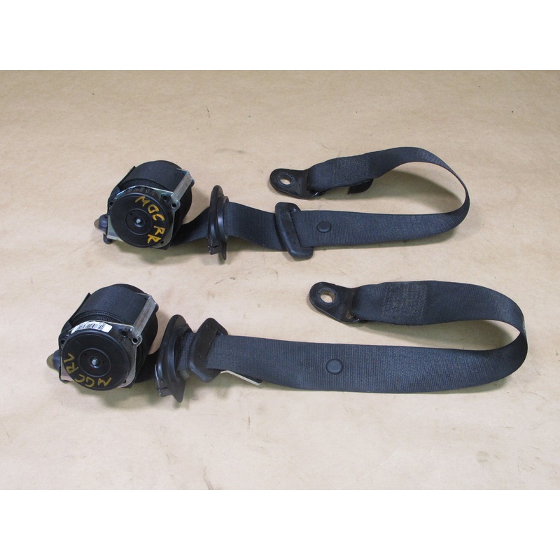05-08 MINI COOPER R52 REAR LEFT & RIGHT SIDE SEATBELT RETRACTOR SET OEM