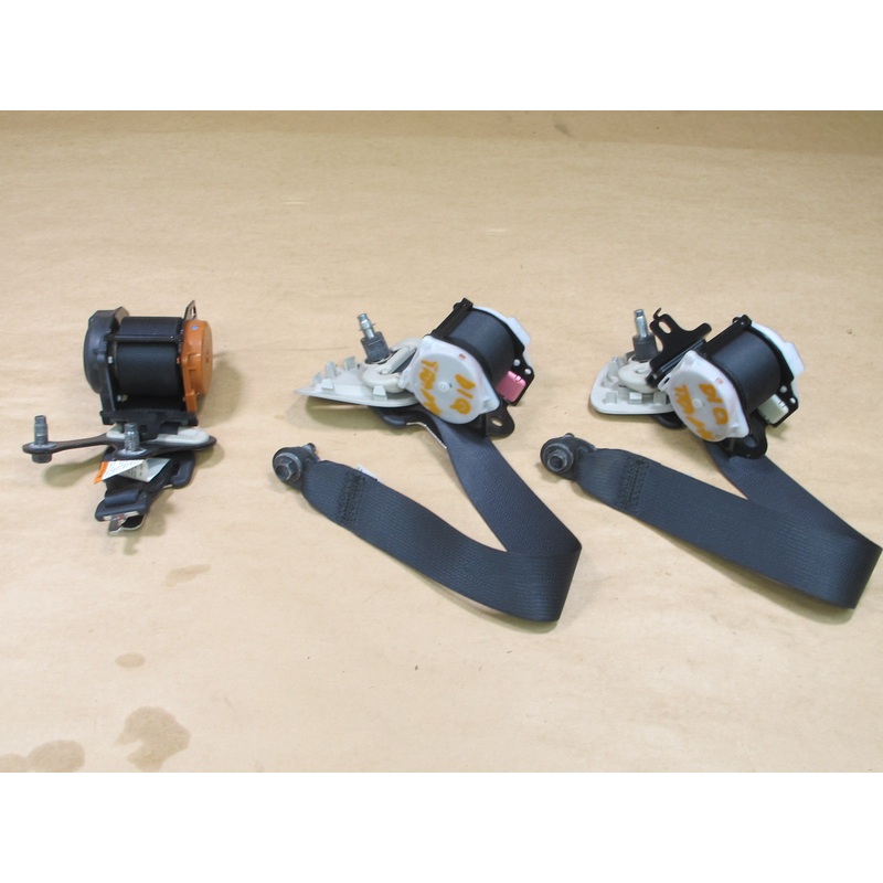 11-17 INFINITI QX56 QX80 REAR 3RD ROW LEFT CENTER RIGHT SIDE SEATBELT RETRACTOR SET OEM