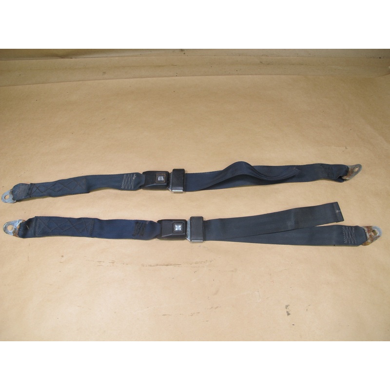 81-85 MERCEDES R107 380SL REAR RIGHT & LEFT SIDE SEATBELT RETRACTOR SET OEM