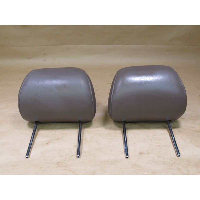 90-94 LEXUS UCF10 LS400 SET OF 2 FRONT LEFT & RIGHT LEATHER HEADREST OEM