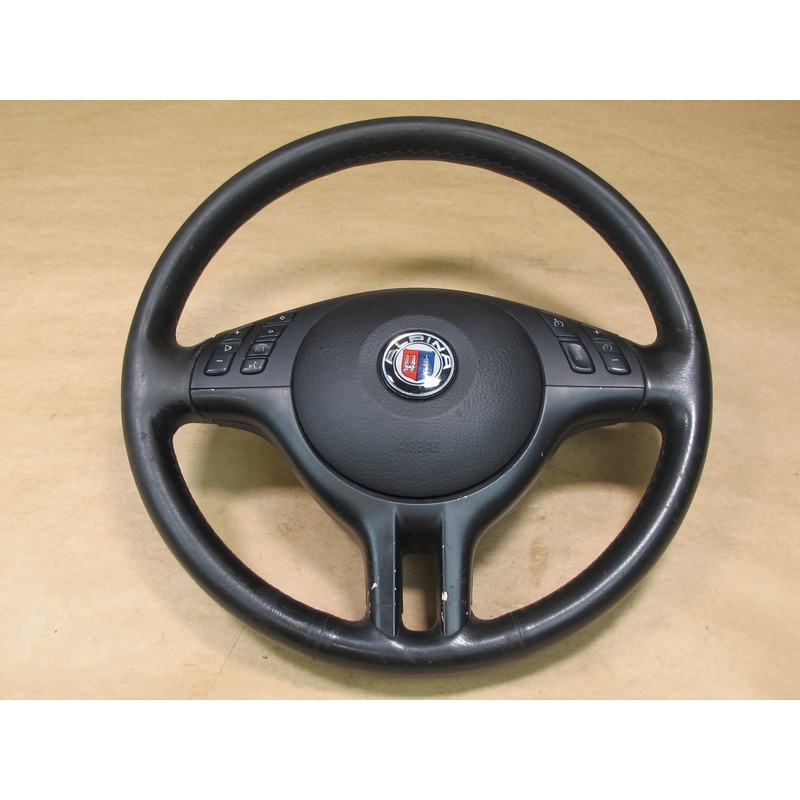 01-06 BMW E46 CONVERTIBLE FRONT LEFT DRIVER SIDE STEERING WHEEL W/ SRS AIRBAG OEM