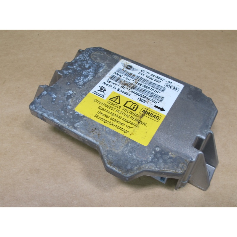 07-13 MINI COOPER R55 R56 SRS AIRBAG CONTROL MODULE UNIT 9812297 OEM