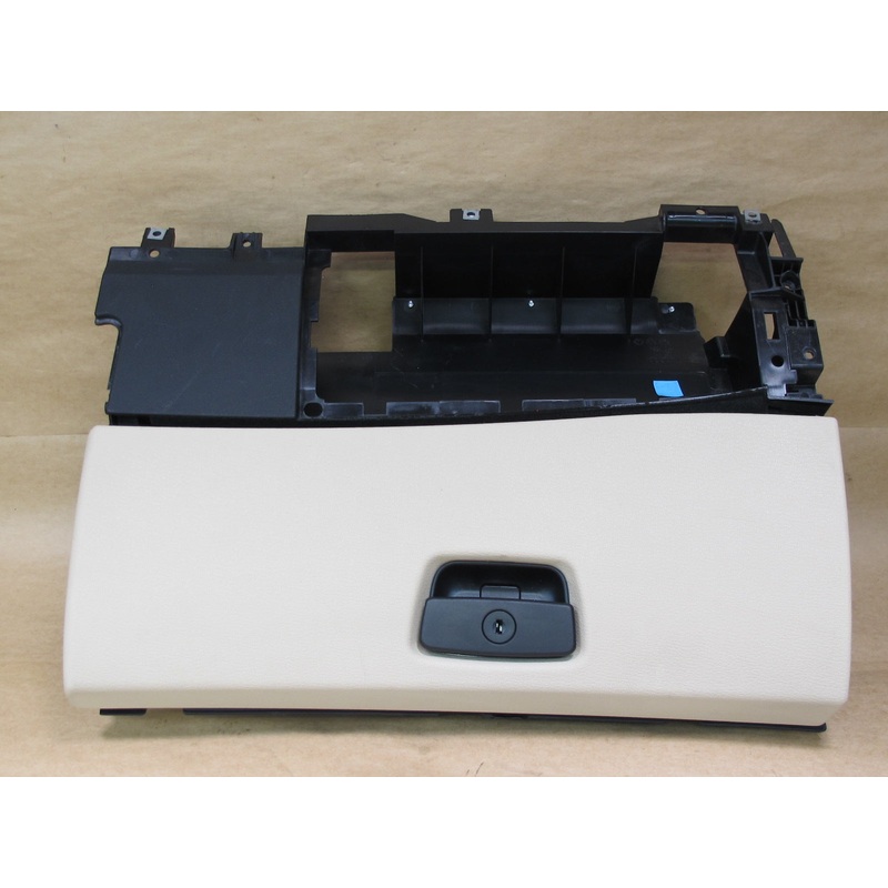 09-16 BMW E89 Z4 DASH FRONT RIGHT GLOVE BOX COMPARTMENT STORAGE BEIGE OEM