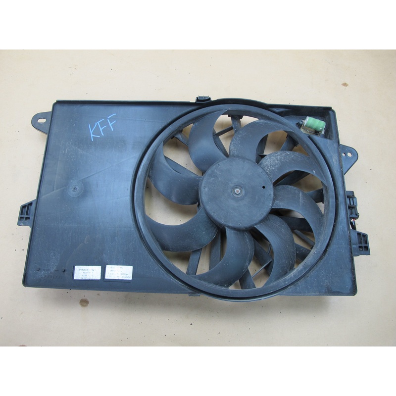 12-15 FIAT 500 ABARTH ENGINE RADIATOR COOLING FAN MOTOR SHROUD OEM