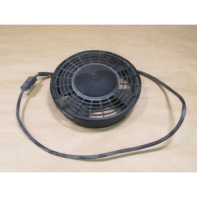 73-85 MERCEDES R107 A/C AIR CONDITION CONDENSER 4 BLADE FAN MOTOR OEM