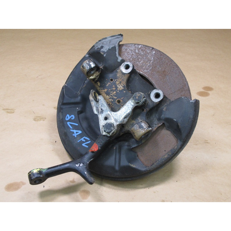 73-85 MERCEDES R107 FRONT LEFT SPINDLE KNUCKLE WHEEL HUB BEARING W ROTOR OEM
