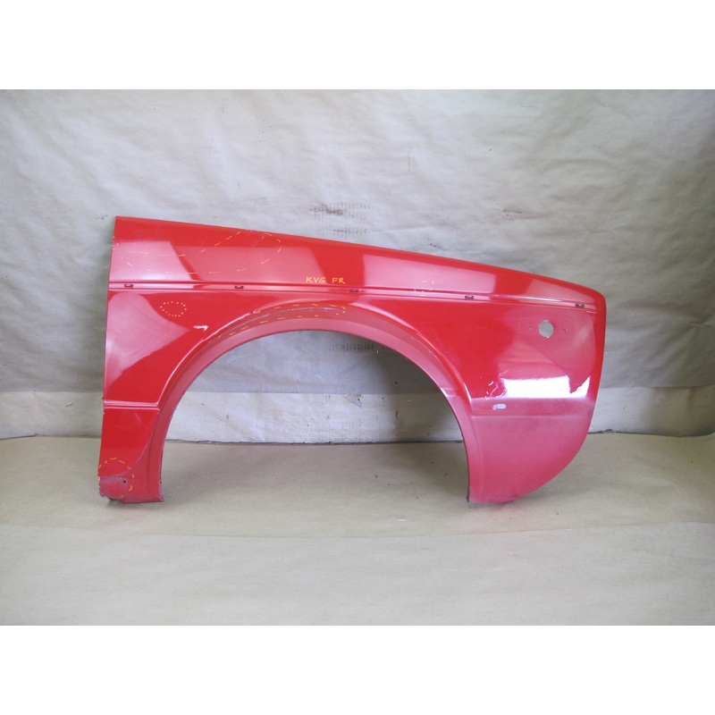 88-93 VW GOLF MK1 CABRIOLET FRONT RIGHT FENDER SHELL COVER PANEL RED OEM
