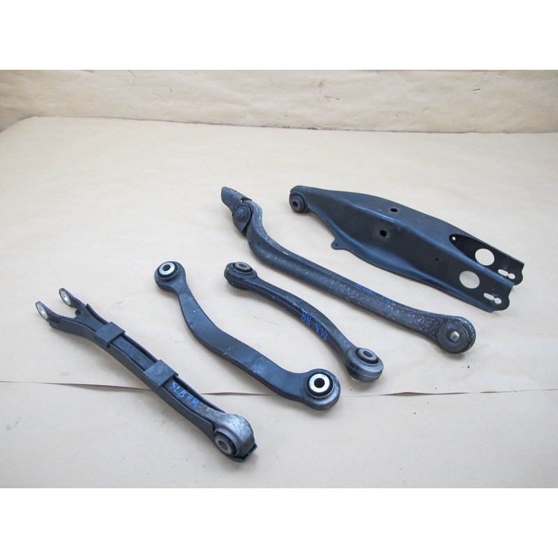 03-08 MERCEDES R230 SL55 AMG SET OF 5 REAR RIGHT UPPER & LOWER CONTROL ARM OEM