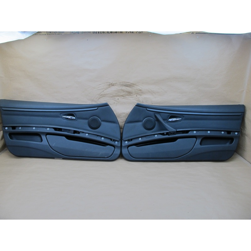 07-13 BMW E92 E93 Coupe Convertible Set Of 2 Door Interior Trim Panel OEM