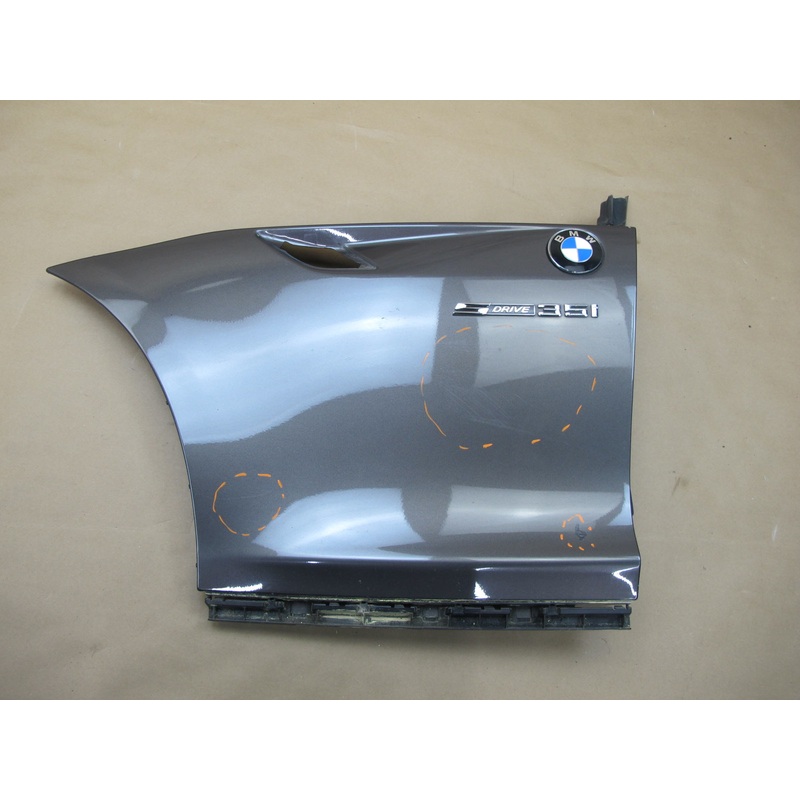 09-16 BMW E89 Z4 3.5i 3.5is FRONT LEFT FENDER SHELL COVER PANEL OEM