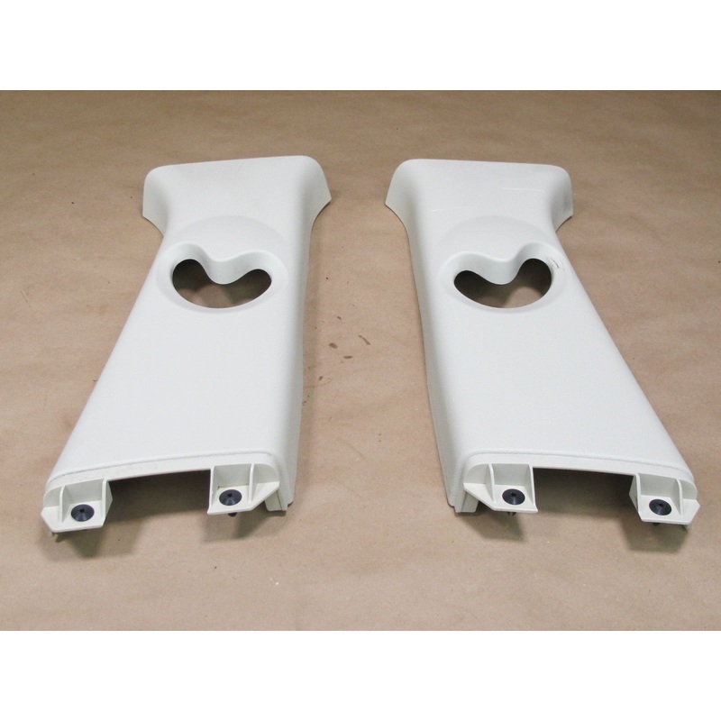 11-16 MINI COOPER R60 COUNTRYMAN SET OF 2 CENTER B PILLAR UPPER TRIM PANEL OEM