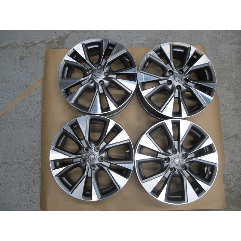 15-19 NISSAN MURANO SET OF 4 WHEEL RIM R18" R18x7.5J ET50 W TMPS OEM
