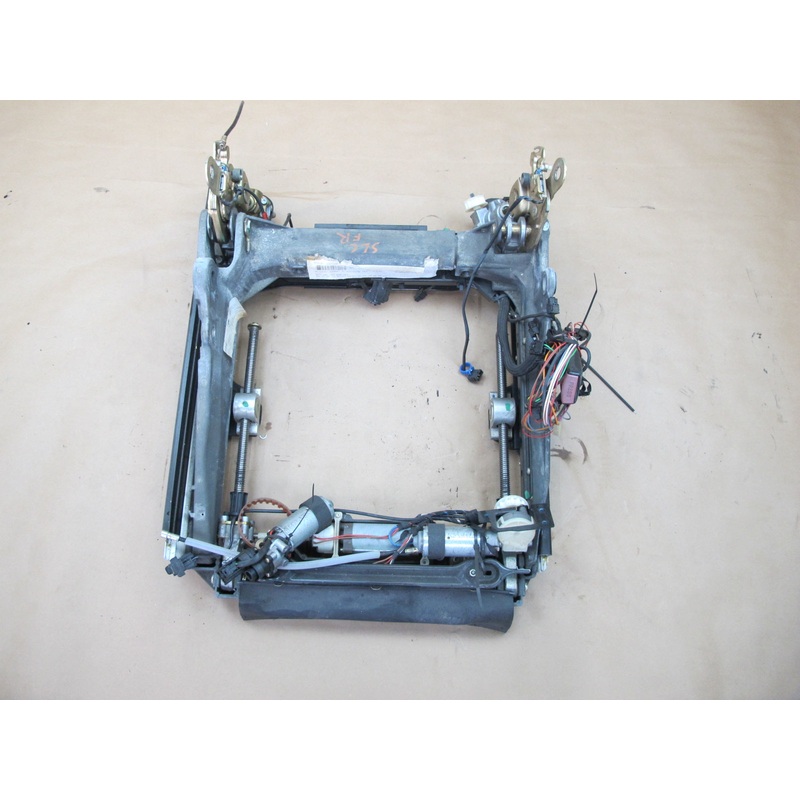 94-02 MERCEDES R129 SL FRONT RIGHT SEAT LOWER FRAME TRACK RAIL W MOTORS OEM
