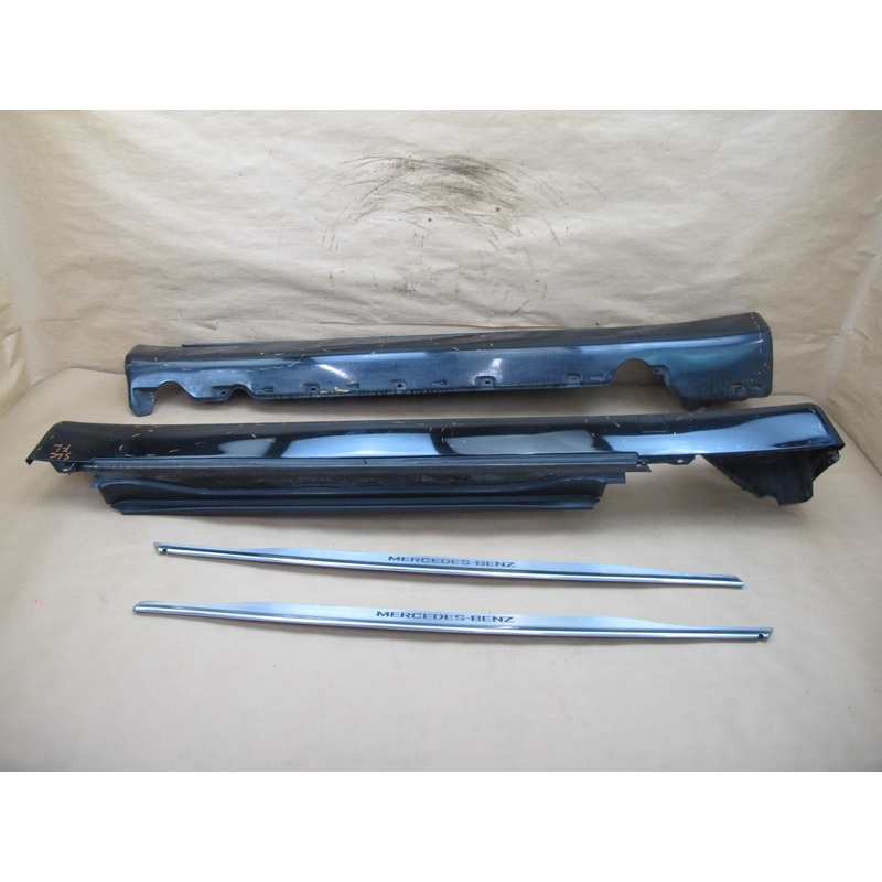 96-02 Mercedes R129 Sl-class Set Of 2 Side Skirt Rocker Panel Molding OEM