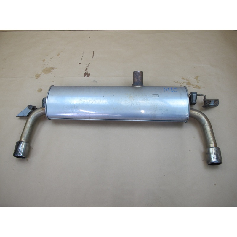 11-16 Mini Cooper S R60 Countryman Exhaust Muffler w Tips 9807030 OEM