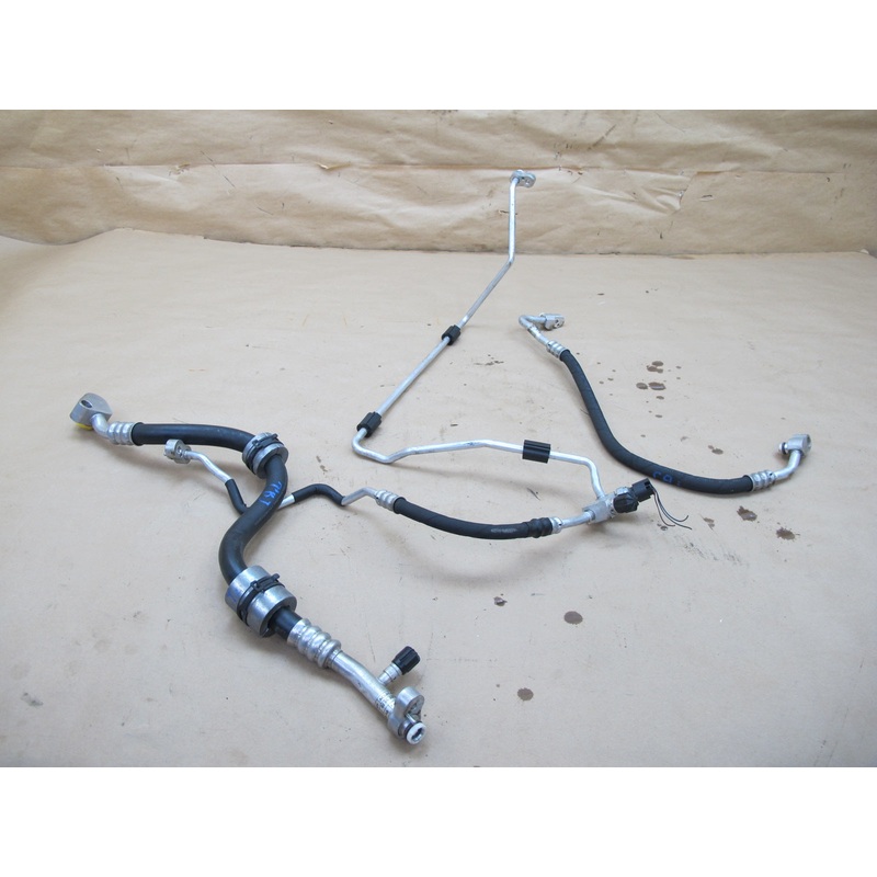 12-15 BMW F30 F31 F34 N55 Set of 3 A/C Air Condition Hose Pipe Line OEM