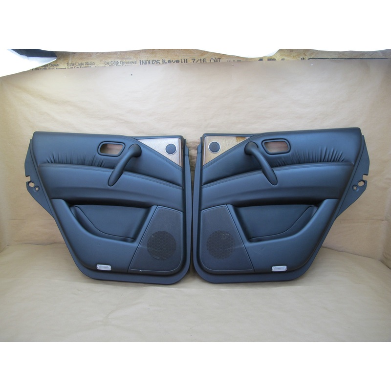 2012-2015 Infiniti QX56 QX80 Rear Right & Left Side Interior Door Panel Set