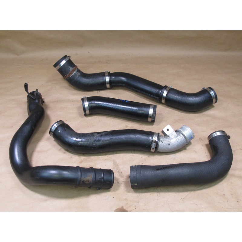 89-92 Toyota Supra MK3 Turbo Set of 5 Air Inlet Intake Hose Pipe Line OEM