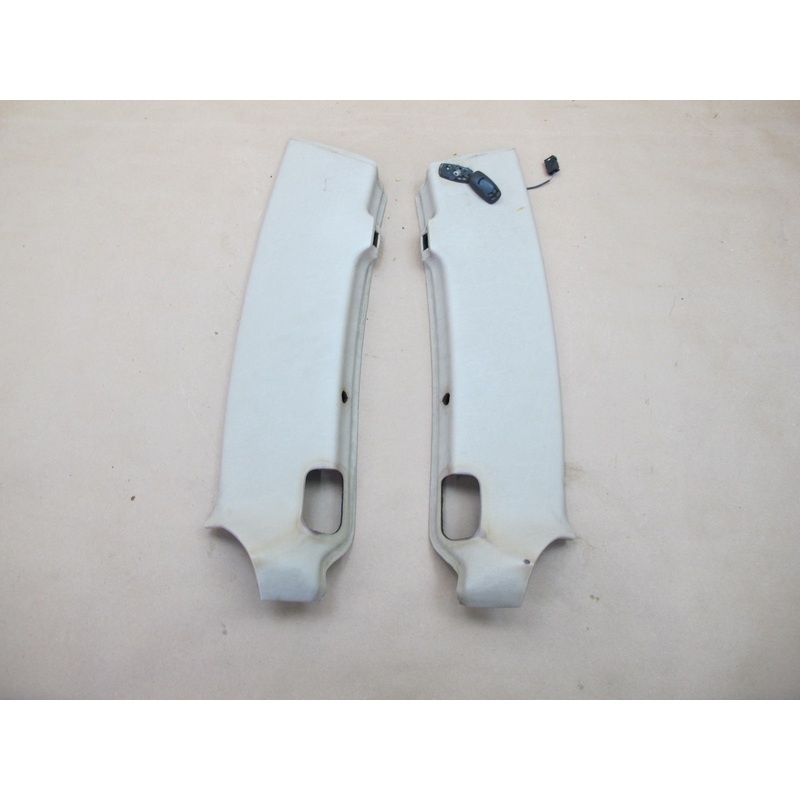 90-02 Mercedes R129 Sl-class Set of 2 Front Headliner Sun Visor Trim Cover OEM
