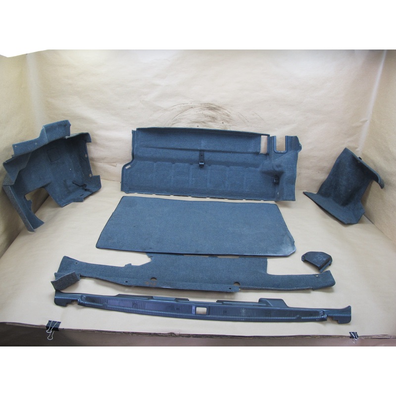 96-97 Mercedes R129 SL Trunk Left Right Center Carpet Cover Trim Set OEM