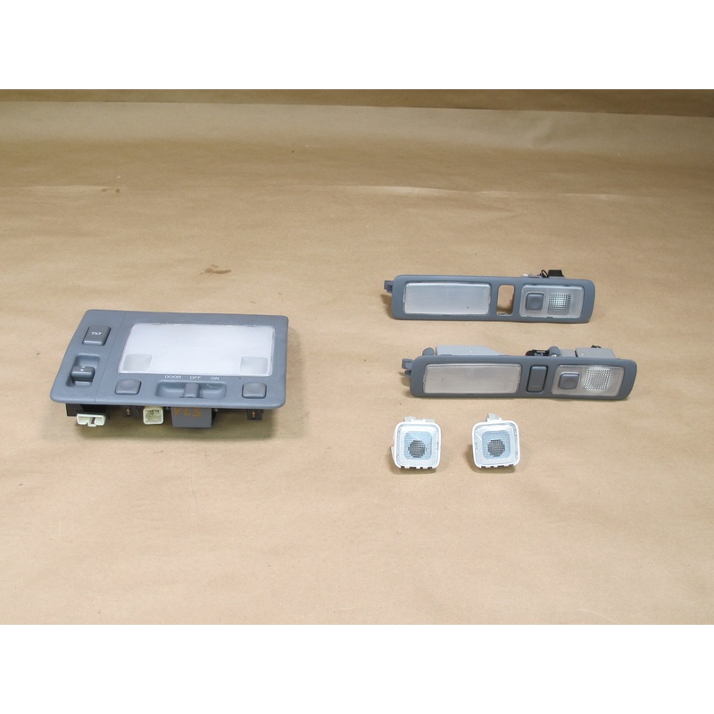 98-00 Lexus UCF20 LS400 5pcs Front & Rear Overhead Dome Interior Light Set OEM