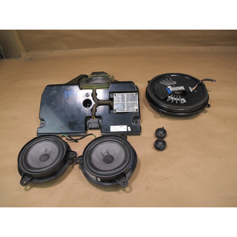 03-08 Maserati Quattroporte M139 Bose Tweeter Speaker Subwoofer Set of 6 OEM