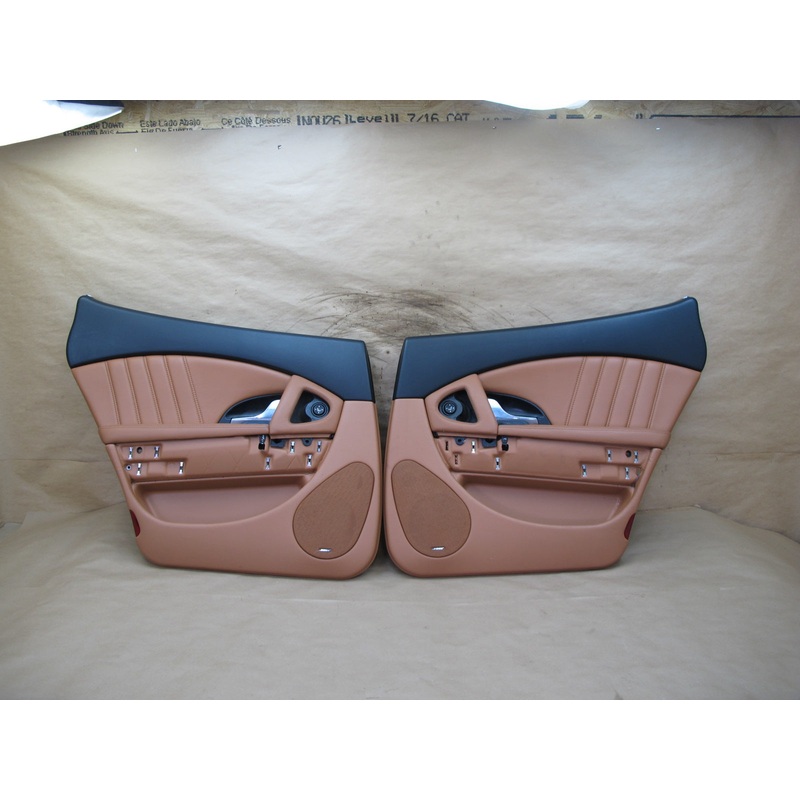 05-12 Maserati Quattroporte M139 Rear Door Interior Trim Panel Set of 2 OEM