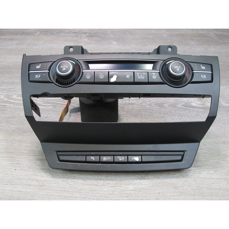 2008-2014 BMW E71 E72 X6 Front A/C Heater Climate Control PDC Switch Panel
