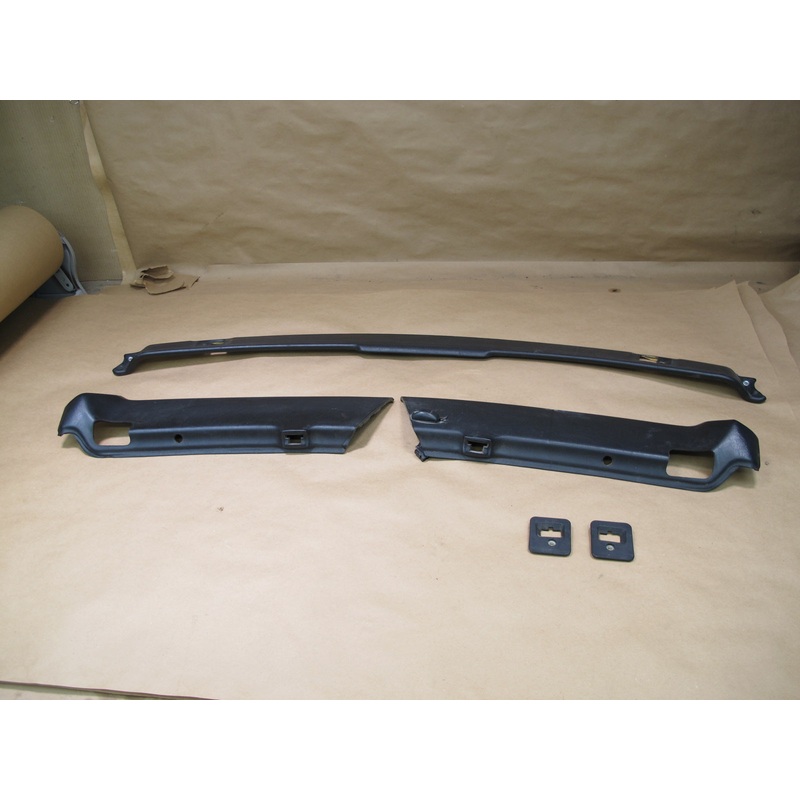94-02 Mercedes R129 Front Headliner Panel Roof Latch Trim Set OEM