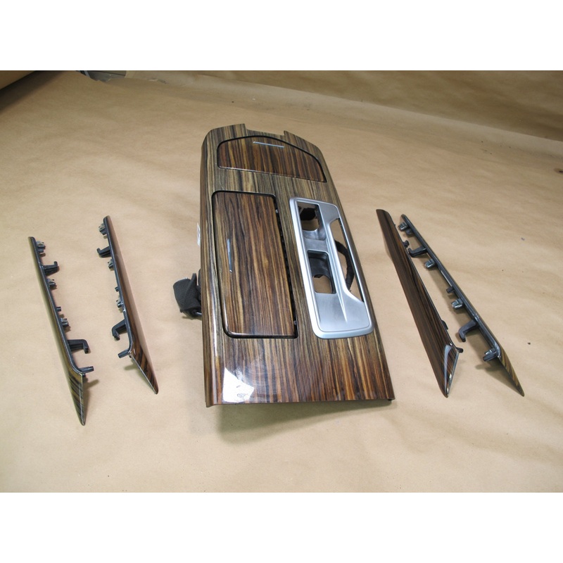 14-17 Maserati Ghibli M157 Center Console Wood Trim Bezel Cover Panel Set OEM