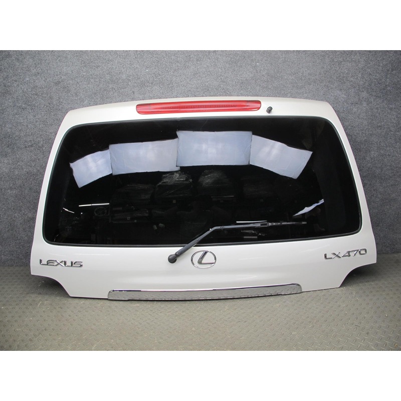 2004-2007 Lexus UZJ100L LX470 Rear Trunk Lid Tailgate Upper Panel W/ Glass White