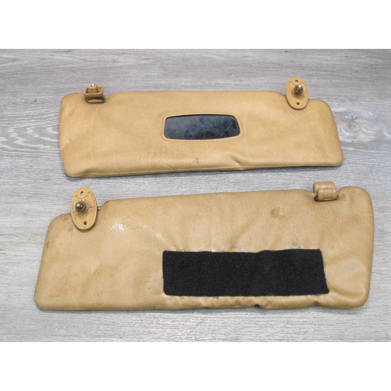 75-85 Mercedes W123 Front Left & Right Sun Visor Set of 2