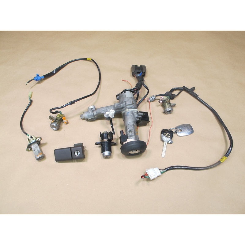 90-94 Lexus UCF10 LS400 Ignition Switch Lock Cylinder KEY Set OEM