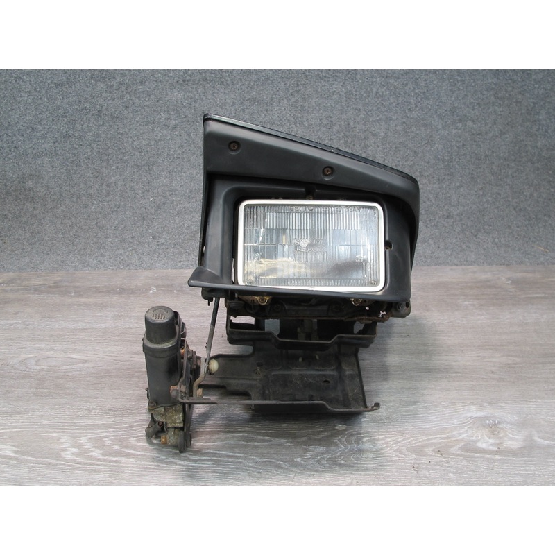 91-93 Mitsubishi 3000GT Front Left POP UP Headlight Lamp w Motor Black OEM