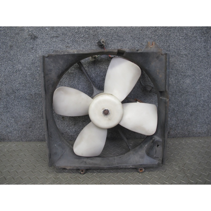 91-93 Mitsubishi 3000GT VR4 M/T Engine 4-BLADE Cooling Fan Motor Shroud OEM