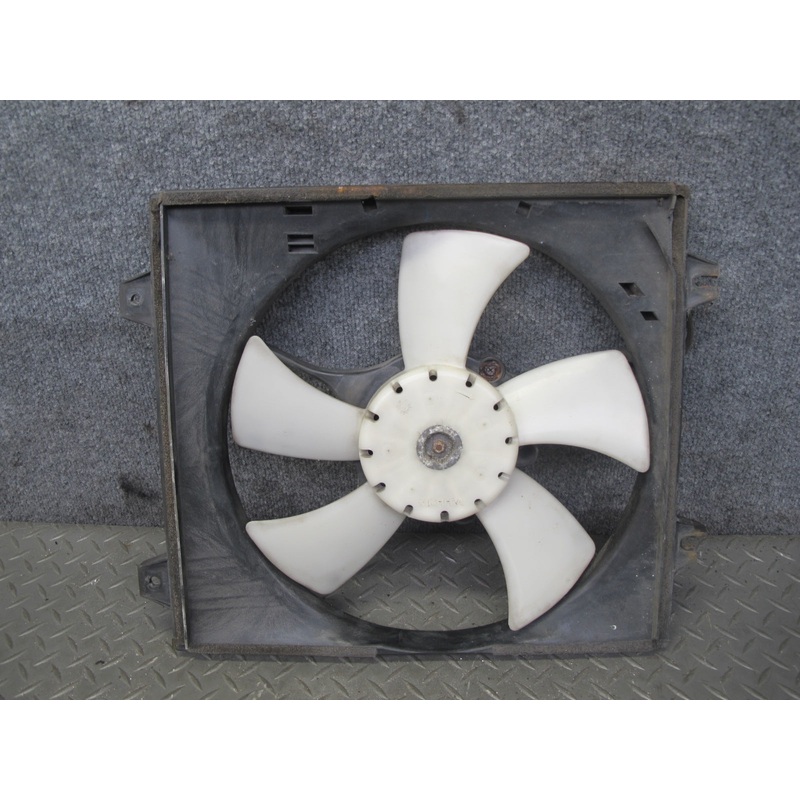 91-93 Mitsubishi 3000GT VR4 M/T Engine 5-BLADE Cooling Fan Motor Shroud OEM