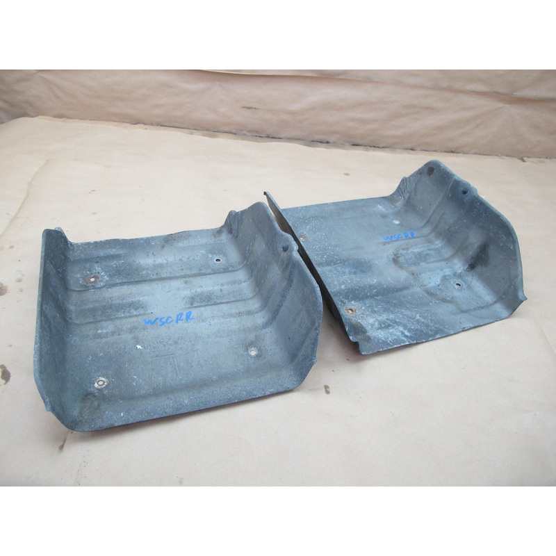 92-00 Lexus JZZ31 SC300 Rear Left & Right Exhaust Muffler Heat Shield Set OEM