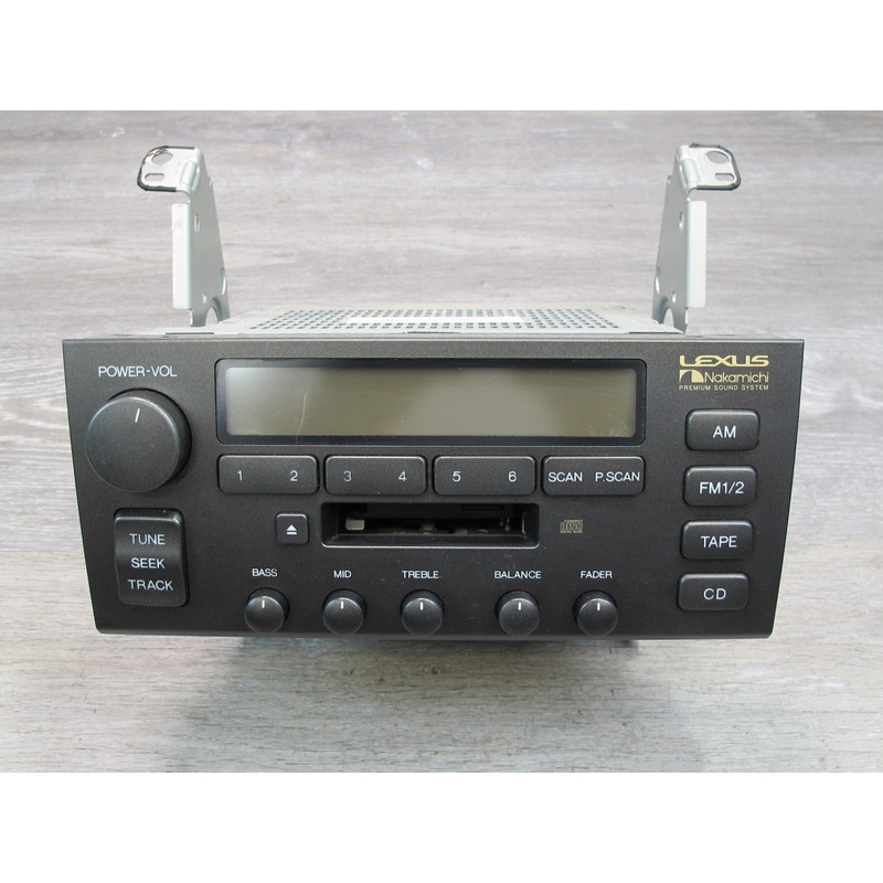 98-00 Lexus UCF20L LS400 Radio Stereo Cassette Player Head Unit 86120-50570 OEM