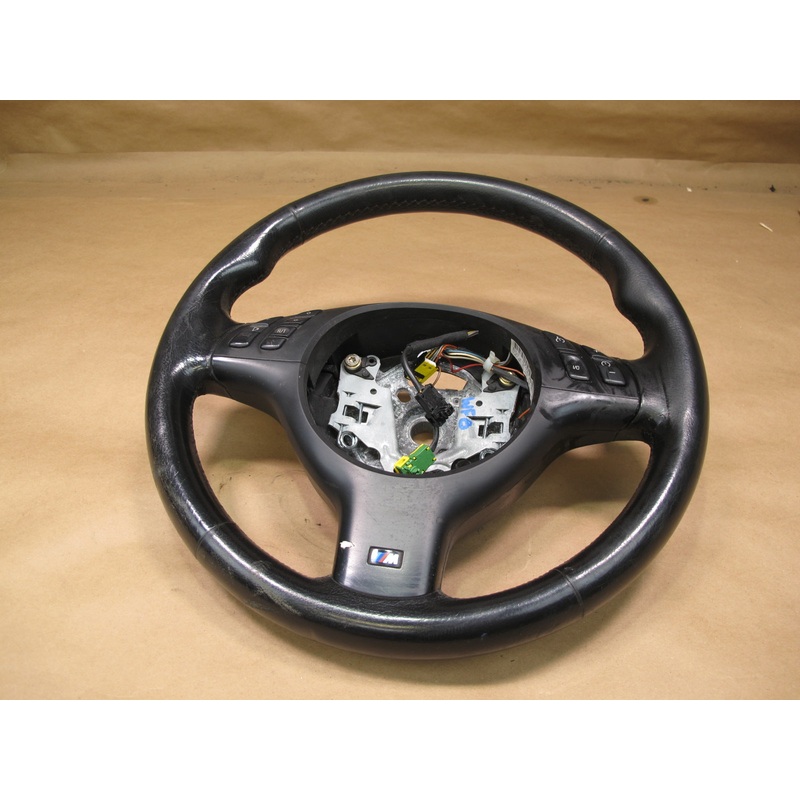 02-03 BMW E39 5-SERIES M Sport Leather Multifunction Steering Black OEM