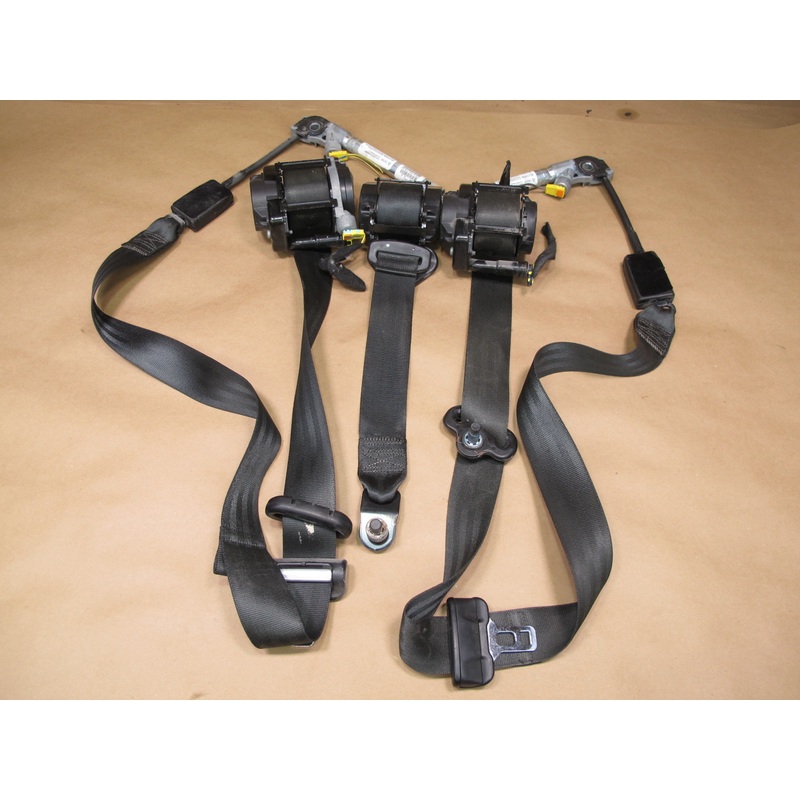 12-17 FIAT 500 ABARTH FRONT RIGHT LEFT & REAR LEFT SIDE SEATBELT RETRACTOR SET OEM