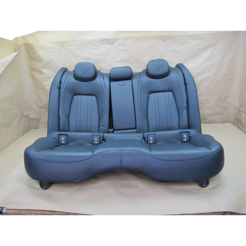 14-17 Maserati Ghibli M157 Rear Leather Seat Upper & Lower Cushion OEM
