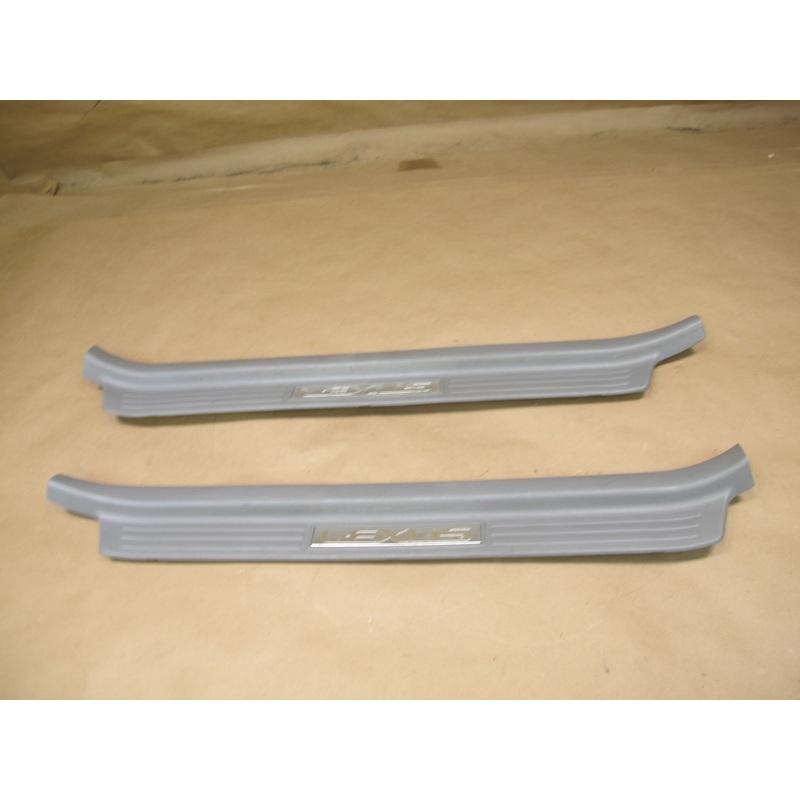 2003-2007 Lexus UZJ100L LX470 Front Door Scuff Sill Plate Trim Set of 2