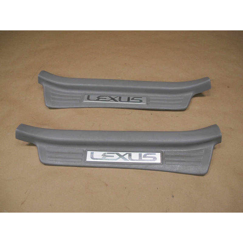 2003-2007 Lexus UZJ100L LX470 Rear Door Scuff Sill Plate Trim Set of 2