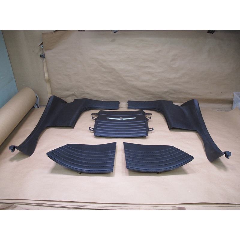 02-05 Ford Thunderbird Set of 5 Rear Behind Seat Interior Trim Panel Cover OEM