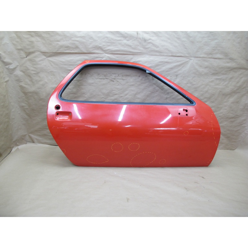 1978-1991 Porsche 928 S Right Passenger Door Shell Panel RED