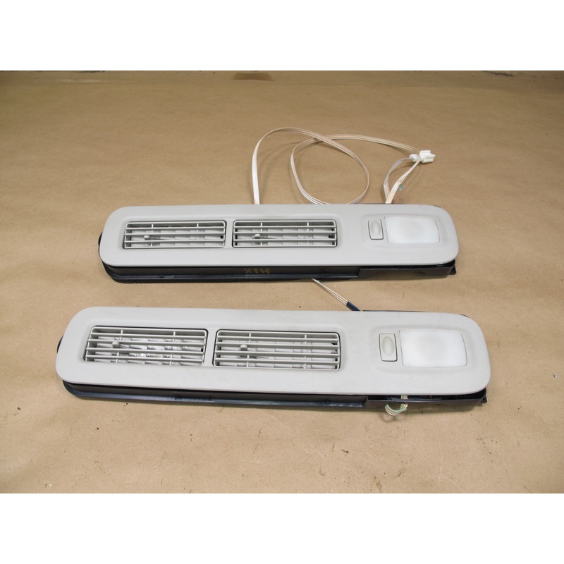 2011-2017 Infiniti QX56 QX80 Front Headliner Overhead Light Air Vent Set of 2