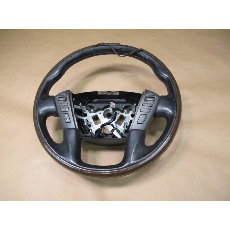 2012-2017 Infiniti QX56 Leather Wood Steering w Controls