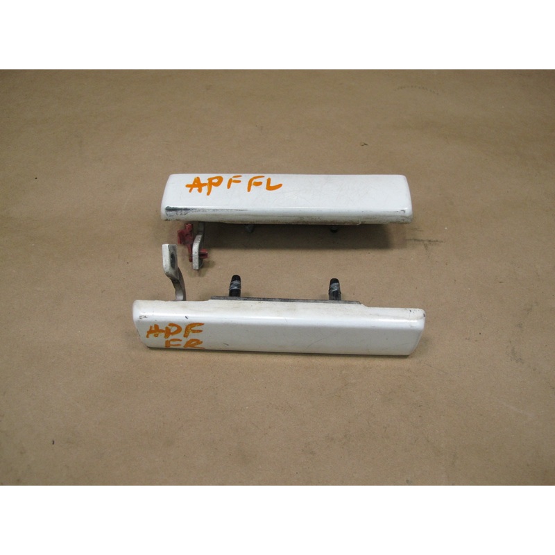 93-02 Pontiac Firebird Set of 2 Left & Right Exterior Door Handle White OEM
