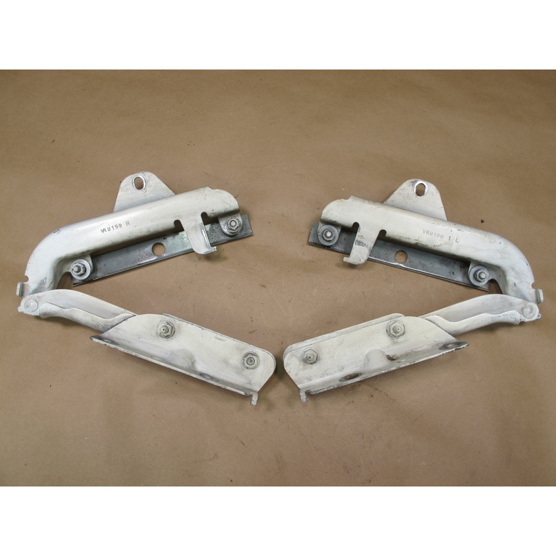 98-02 Pontiac Firebird 5.7L Set of 2 Front Left & Right Hood Hinge White OEM